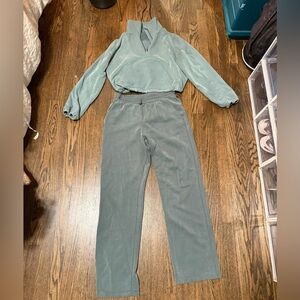 lululemon athletica Teal Jogger Set